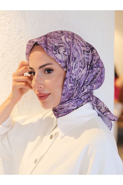 efdal şal eşarp Eșarfă din bumbac importat cu model Flora