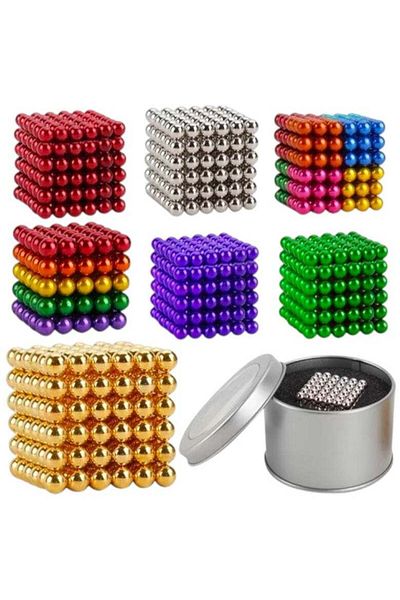 Toybox مجموعة كرات مغناطيسية مستديرة - ألعاب مغناطيسية