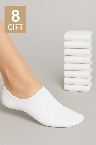BENİSA ÇORAP 8 Pairs of Invisible Sneakers Socks