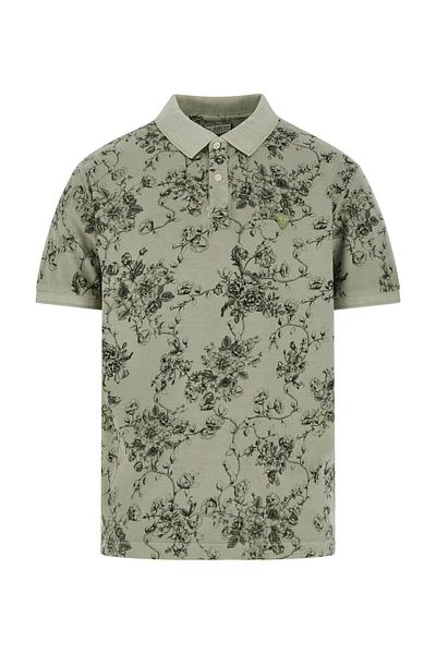 Guess Aop Men's Regular Fit Polo T-Shirt