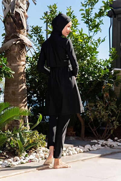 Ruko Maio Ruko 25204-1 Crop Model Lycra Fabric Hijab Swimsuit