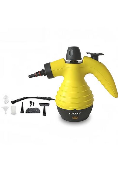 SOKANY Portable Handheld Steam Cleaner 1000W Multifunctional With 9 Pcs Accessories For Kitchen Sofa Window