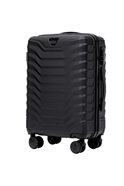 wings Valiză rigidă de cabină PEAFOWL cu 4 roți, 38L, neagră