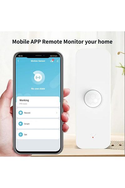 UanTii Tuya WIFI PIR Motion Sensor Movement Detector Alarm Smart Life APP Wireless Home Automation S