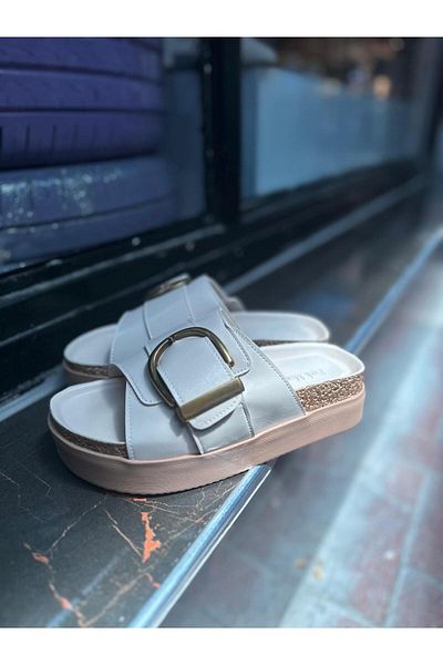 MİSS PARK MODA Beige slippers