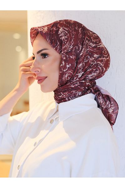 efdal şal eşarp Eșarfă din bumbac importat cu model Flora