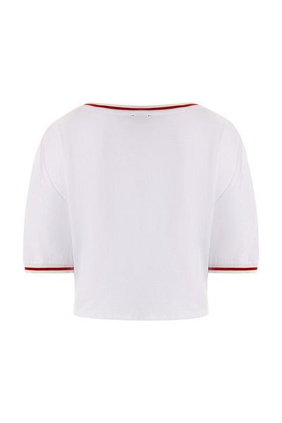 Guess Ss Rn Knot Women's Boxy Fit T-Shirt
