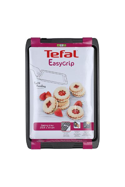 TEFAL Easy Grip Tray Black 30 x 40cm