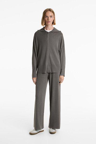 Oysho Long washed knit jacket
