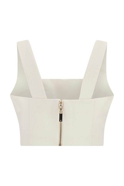 Guess Bebe Collar Off-White Women's Blouse 4Ggh447078A-G1Cr