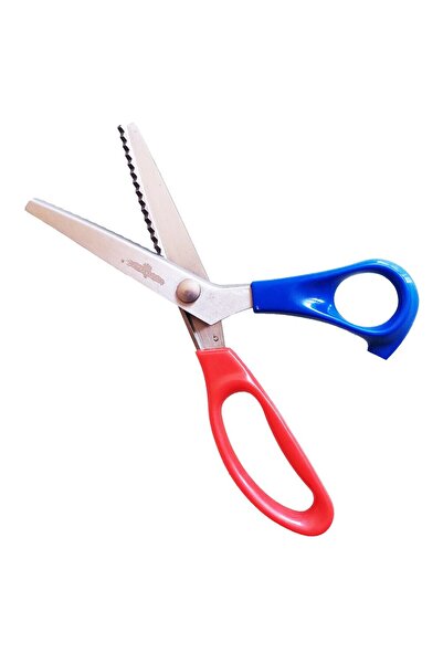 Golden Eagle Tailoring Scissors with Carbon Steel C50 Nickel-Plated, Zig-Zag Serrated Blades, Golden Eagle, Lengt