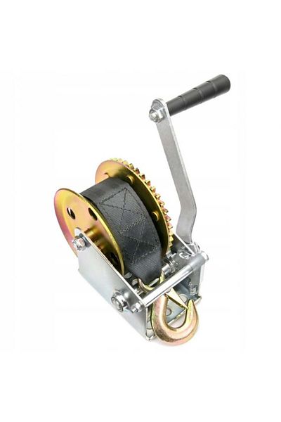 VERDA Manual winch with textile strap crank and belt 545kg WK545
