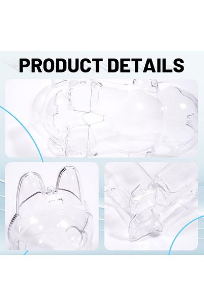 Saharaz Protective Case Cover for Standing LALBABU,Clear Acrylic Display Box,Dustproof Scratch-Resistant