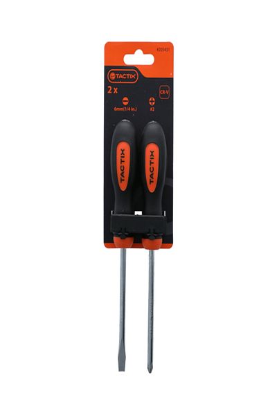 Tactix 2-Piece Basic Screwdriver Set