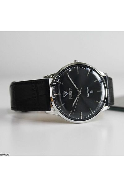 Fiesta Fs601049 Men's Wrist Watch with Leather Band