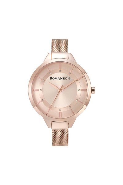 Romanson Ladies Quartz Rose Gold Watch