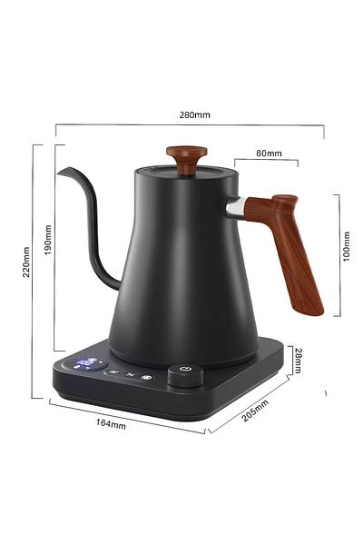 Generic Coffee electric dripping kettle 900ml white