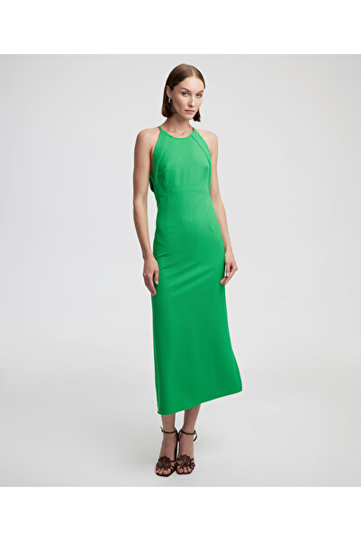 İpekyol Halter yaka midi elbise