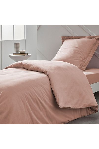 Danube Home Pristine Fit Queen Duvet Cover Light Rose 220X240Cm | 100% Cotton-144 Thread Count