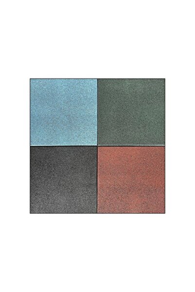 ERKA PARK KAUÇUK 10 Adet Karo Kauçuk Zemin Kaplama (YEŞİL)