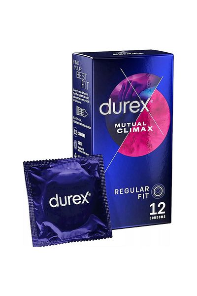 Durex Mutual Climax Condoms, 12 Pcs