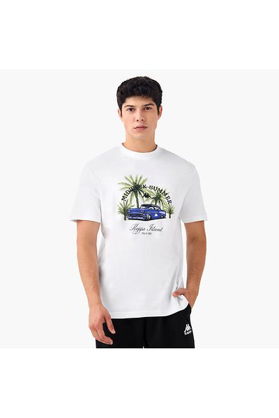 Kappa Kappa Logo Print Crew Neck T-shirt