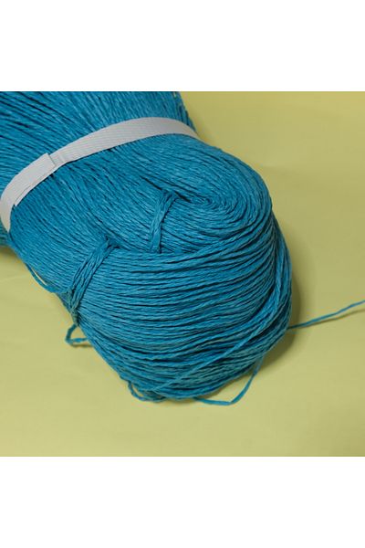 Prestij Boncuk Çile Paper Floss Bag și Hobby Hand Knitting Floss G61 Vibrant Blue 400-500 gr