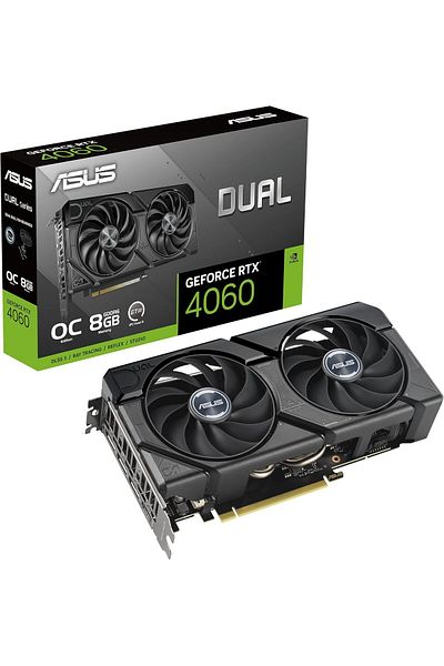 ASUS Dual GeForce RTX 4060 EVO OC Edition 8GB GDDR6