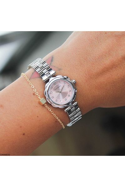 Chaperone Ch000035 Women Wrist Watch with Steel Band