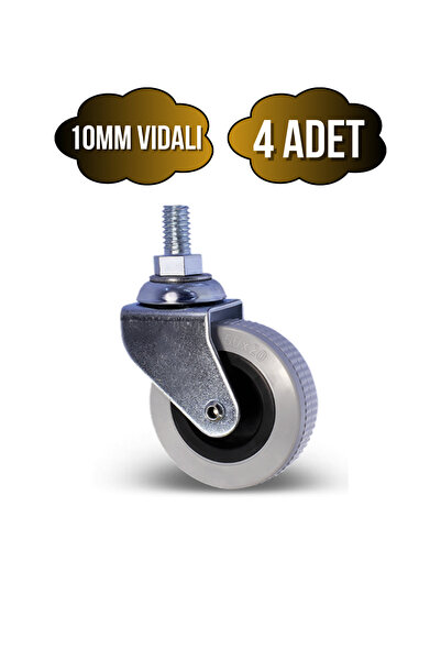 DSYapıAksesuar Roată pentru scaun cu șurub de 10 mm, fără frână, roată pentru...