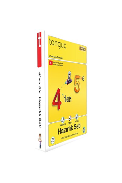 Tonguç Yayınları Tonguç 4 Den 5 E Hazırlık Seti