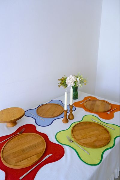 Yakacihome 4-Piece Mix Flow Duck Linen Washable Stain-Proof Piping Supla American Service 40X50 cm