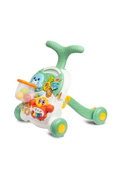 TOYZ 2-in-1 Baby Walker and Activity Table Toyz Sparq, Green