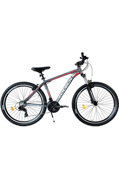 Geotech Mode 27,5 Econ 3 27.5 Jant 21 Vites Dağ Bisikleti Gri/Kırmızı - 46 cm