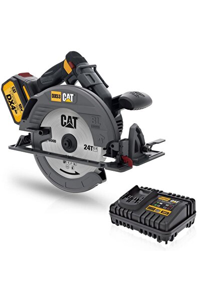 AyrStore CAT DX53 18Volt 4.0Ah 185mm Kömürsüz Profesyonel Daire Testere