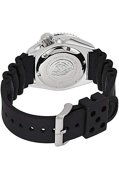 Seiko Men's Casual Automatic Wristwatch - SKX007K, Black Dial, Black Strap