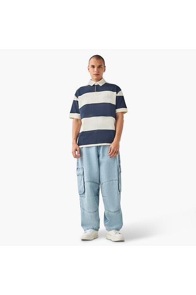 Starter Starter Striped Polo T-shirt