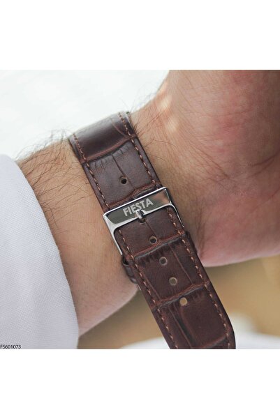 Fiesta Fs601073 Men's Wrist Watch with Leather Band