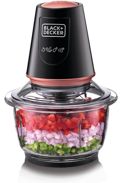 Blackdekor Black & Decker Vertical Chopper With Glass Bowl - 400 W - GC430-B5