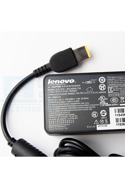 LENOVO Incarcator pentru laptop Lenovo 65W 3.25A 20V conector dreptunghiular usb