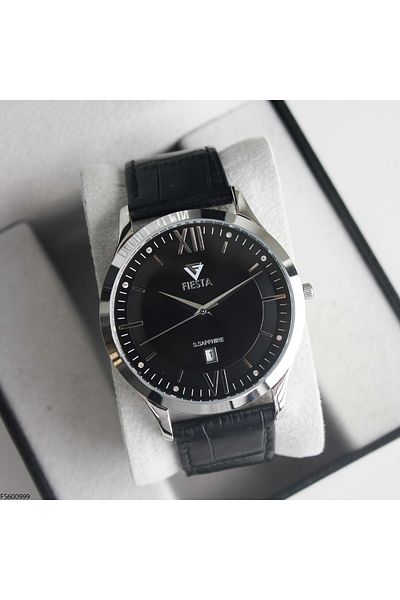 Fiesta Fs600999 Men's Wrist Watch with Leather Band