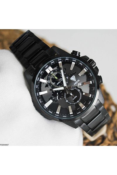 Fiesta Fs000007 Men's Wrist Watch with Steel Band