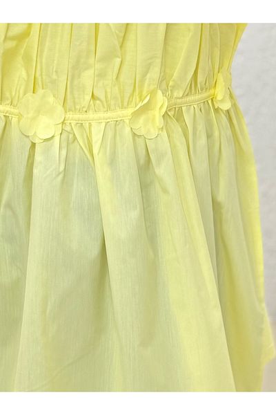 MİHRA STORE Cămașă cu flori Nubuna Stripe-MF1793 Galben