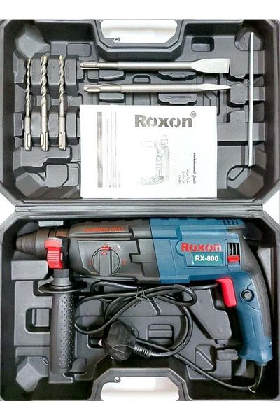 Generic مثقاب روكسون RX-800 800 واط متعدد الألوان 28 مم