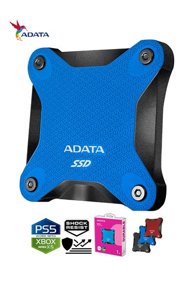 Adata SD620 External Solid State Drive | SSD Compatible with PS5 XBOX