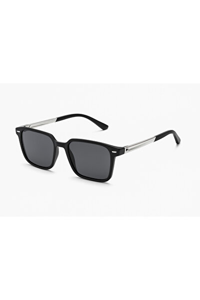 LUNOX Polarized Unisex Black Sunglasses