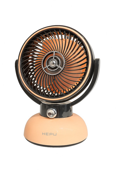 HEPU HP F12 Masa Üstü Şarjlı Vantilatör 3 Kademeli Nostaljik Type-C 1200 mAh ...