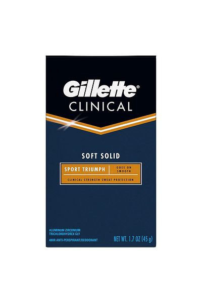 Gillette Clinical Sport Antiperspirant Deodorant 45g – 72-Hour Odor Protection & Sweat Control