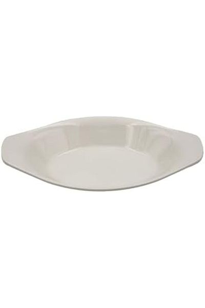 Ideal Pack Melamine Oval Serving Tray – 8 Inch Durable Food Tray for Snacks, Appetizers, Desserts & Side Dish
