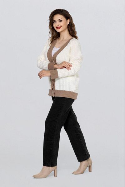 Fox Life Kids Women's Two Color Stone Button Cardigan Flt1005